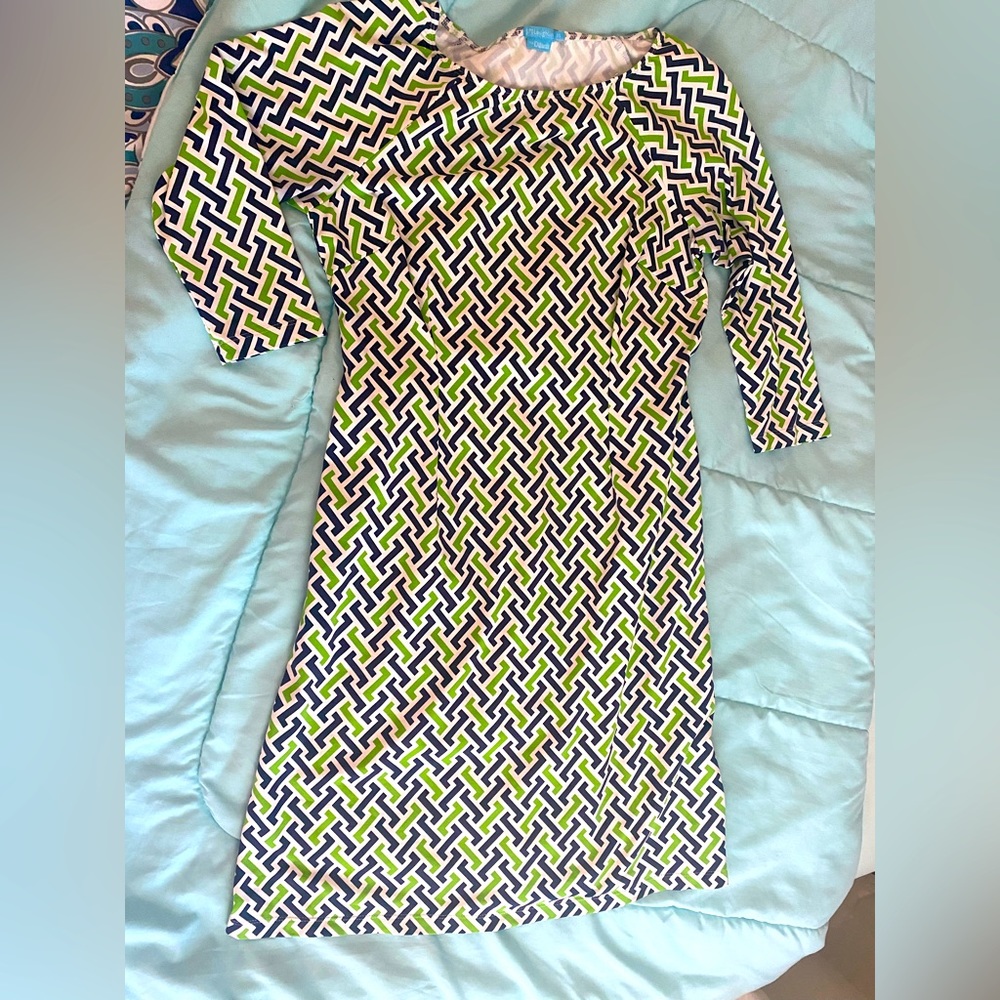 Dress from Dillard - Black, green and white XS - S